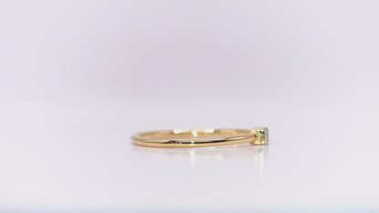 Anillo oro amarillo con esmeralda natural - ANA189